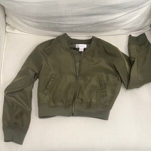 Xhilaration Olive Green kids Bomber Jacket